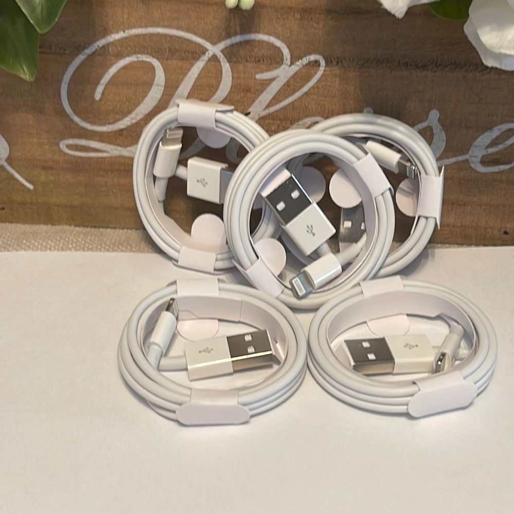 5pcs iPhone usb to lightning charging cables